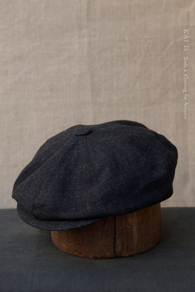 Peaky Hat - Stipple Linen Wool - M, L, XL