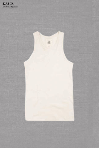 Gari Tank Top - Stone - S, L, XL