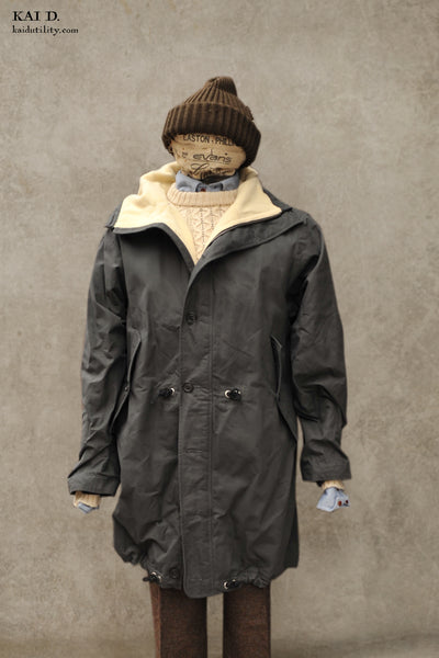 Rasmus Storm Coat - Deep Sage - M (Oversized) (NO RETURN)