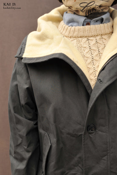 Rasmus Storm Coat - Deep Sage - M (Oversized) (NO RETURN)