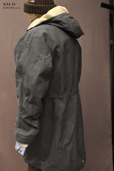 Rasmus Storm Coat - Deep Sage - M (Oversized) (NO RETURN)