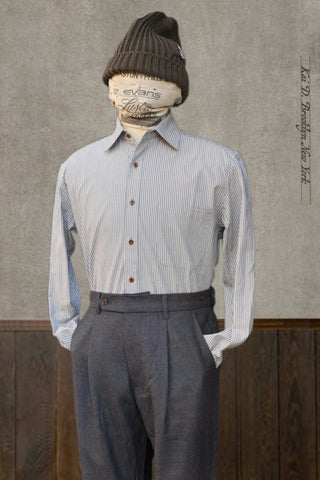 Cassady Shirt - Premium Japanese Cotton Stripe  - M, L, XL