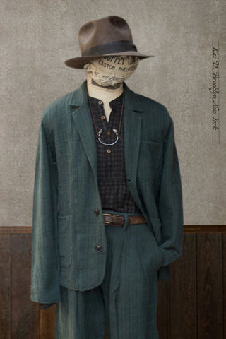 Study Jacket - Ticking Stripe - 2(S), 3(M), 4(L)