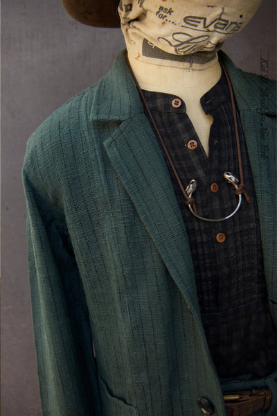Study Jacket - Ticking Stripe - 2(S), 3(M), 4(L)