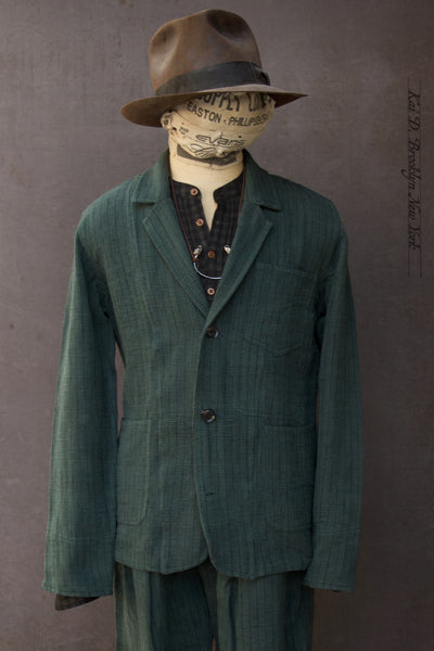 Study Jacket - Ticking Stripe - 2(S), 3(M), 4(L)