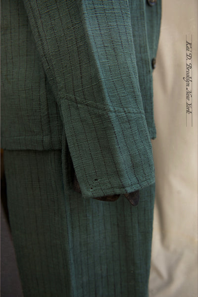 Study Jacket - Ticking Stripe - 2(S), 3(M), 4(L)