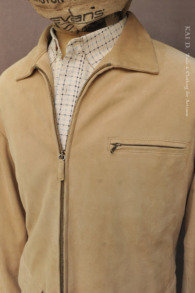 Suede Jacket - L (Design Archive Piece) - NO RETURN