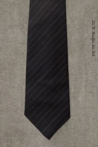 Super 120s Wool Tie - Midnight