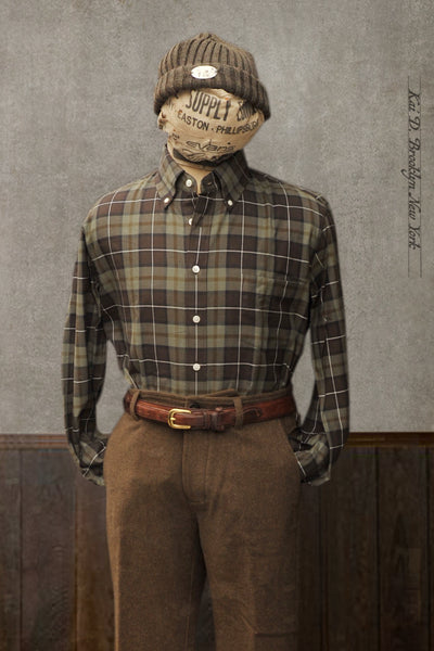 Tartan Shirt - Green - L