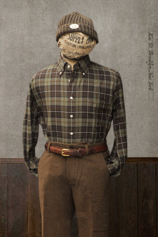 Tartan Shirt - Green - L