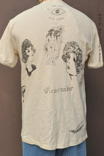 Tattoo Inspired Tee - Natural - XL