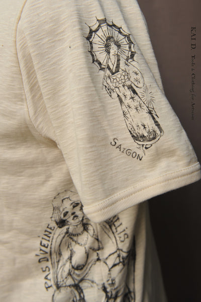 Tattoo Inspired Tee - Natural - XL