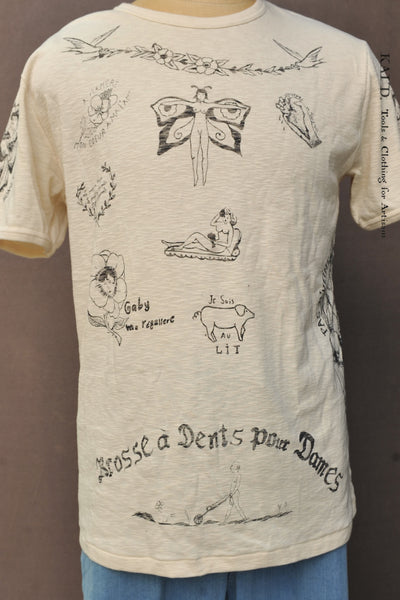 Tattoo Inspired Tee - Natural - XL