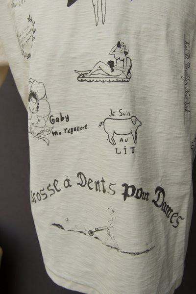 Tattoo Tee - Cream - M, L, XL