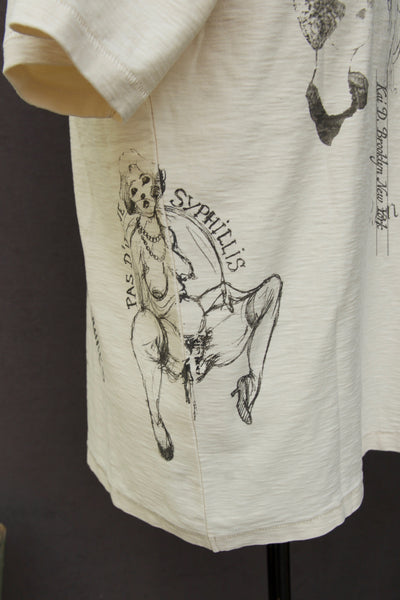 Tattoo Tee - Cream - M, L, XL