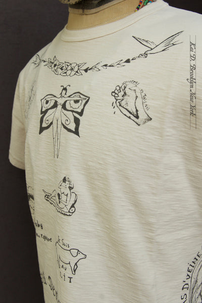 Tattoo Tee - Cream - M, L, XL