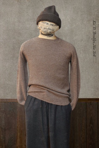 Santi Sweater - Baby Alpaca - Taupe - 2, 3, 4