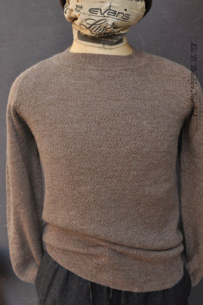 Santi Sweater - Baby Alpaca - Taupe - 2, 3, 4