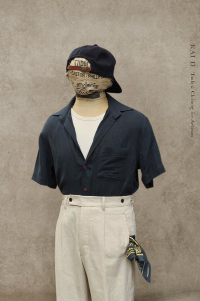 Crinkled Gauze Cassady shirt - XL