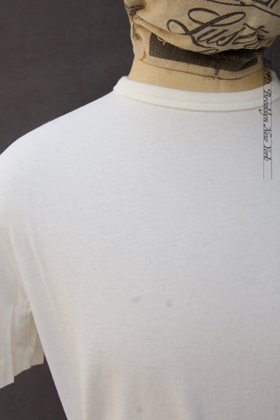 Medium Weight Cotton Tee - White - M, L, XL