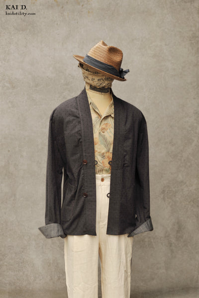 Muralist Kimono Jacket - Jacquard Cotton - M, L, XL