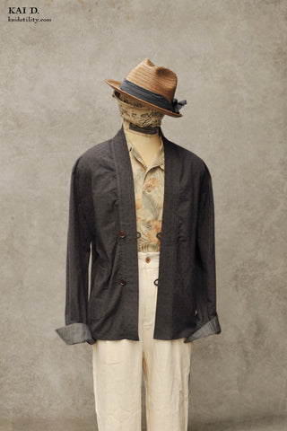 Muralist Kimono Jacket - Jacquard Cotton - M, L, XL