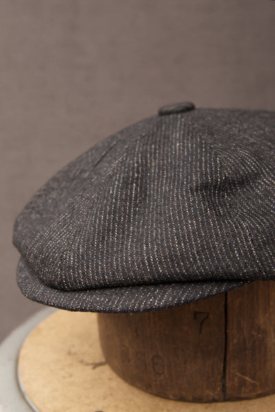 Peaky Hat -Texture Striped Wool - M, L, XL