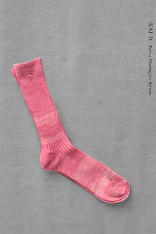 Tie Dye Socks - Tie Dye Tonal Pink