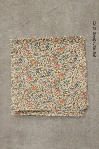 Liberty Floral Pocket Square - Tiny Retro Floral