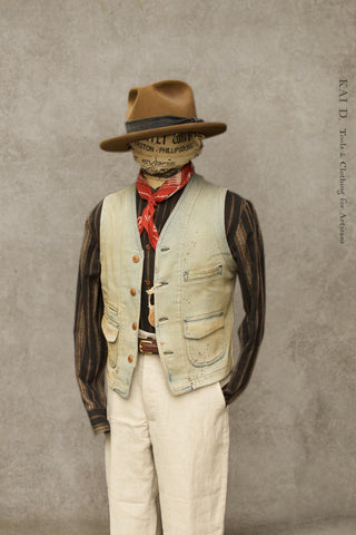 Pioneer Work Vest - Vintage Wash Cotton - S, M, L, XL