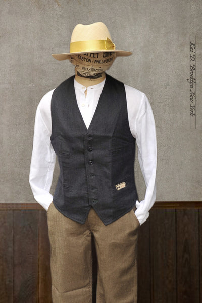 Tony Classic Vest - Crossbred Wool - M, L, XXL