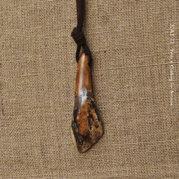 African Pendant - Cow Tooth