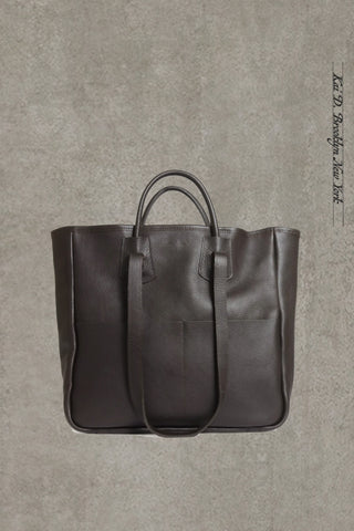 Meline Business Bag - Dark Brown Leather