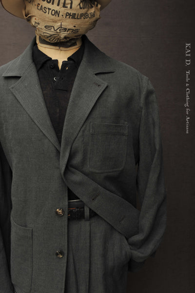 Traveler's Jacket - Belgian Linen Wool - 48, 50