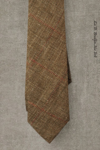Irish Linen Plaid - Tuscany Tan