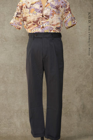 Novelist Trousers - Organic Cotton Twill - 30, 34, 38