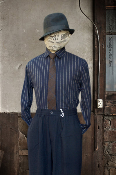 Delancey Shirt - Blue Twin Stripe - M, L, XL, XXL