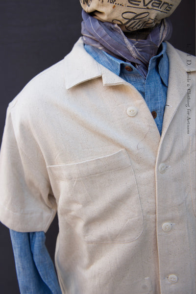 SS Reversible Lake Camp Shirt - Natural - 2(M), 3(L)