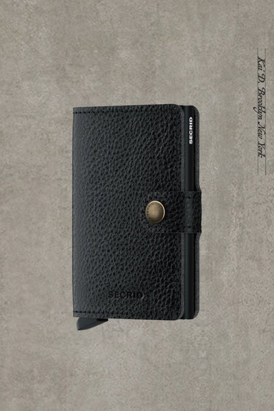 Secrid Miniwallet - Vegetable Tanned Black