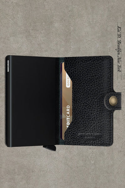 Secrid Miniwallet - Vegetable Tanned Black