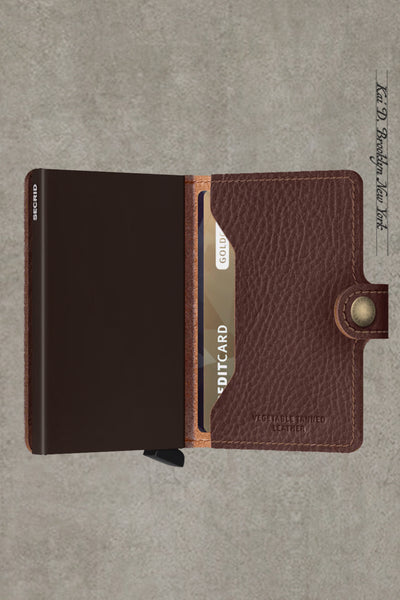 Secrid Miniwallet - Vegetable Tanned Expresso