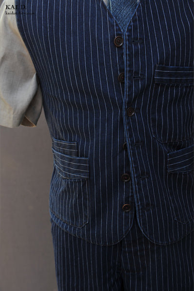 Shoemaker's Vest - Wabash Stripe - M, L, XL