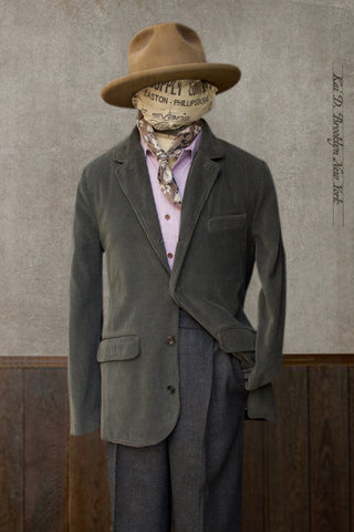 Vincent Casual Blazer -Greenish Taupe - M, L, XL