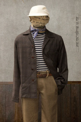 Architect Jacket - Subtle Plaid Virgin Wool - M, L