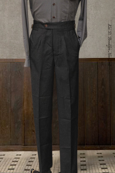 Cooper Pants - Virgin wool tonal plaid - 30, 32, 34, 36