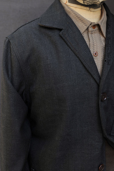 Hardy Chore Jacket - Tonal Plaid Virgin Wool - M, L