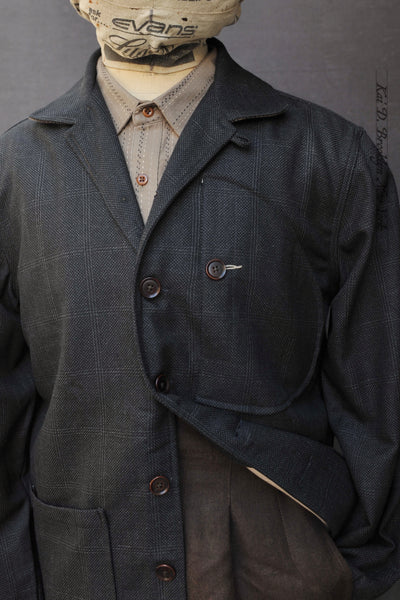 Hardy Chore Jacket - Tonal Plaid Virgin Wool - M, L