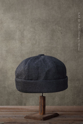 Watch Cap - Virgin Wool Plaid - L