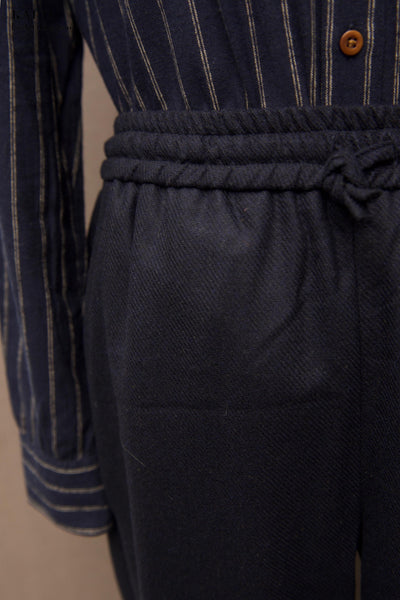 Drawstring Trousers - Virgin Wool - 46, 48, 50