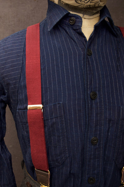 Blue Blanket Work Shirt - Wabash Stripe - M, XL